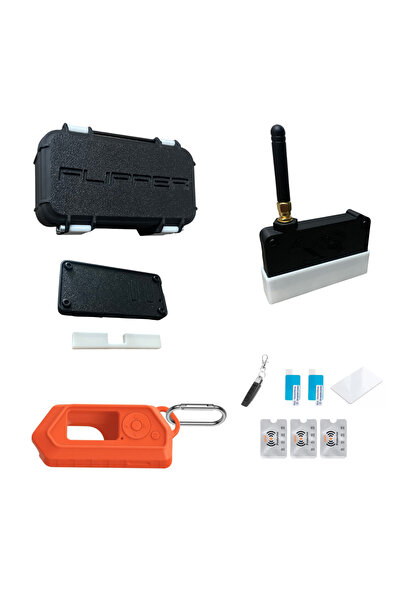UnderShop Flipper Zero Accessory Set - V2 Silicone Case, V12 Transport Box Ca...