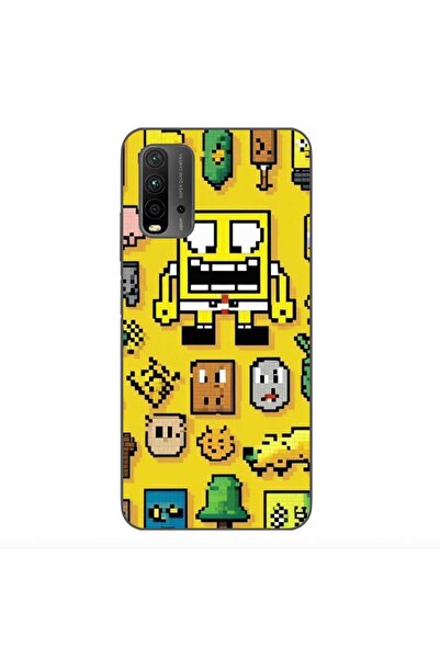 OEM Case compatible with Xiaomi Redmi 9T Silicone Gel Tpu Pattern Pixel Art S...