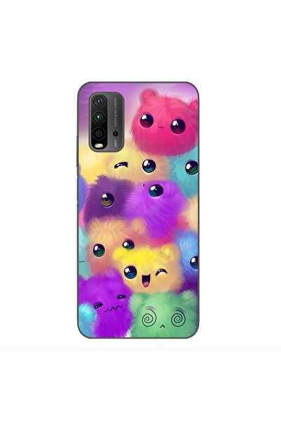 OEM Case compatible with Xiaomi Redmi 9T Silicone Gel Tpu Colorful Fluffy Pat...