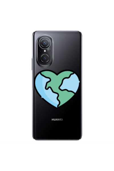 Other Huawei Nova 9 SE World in my heart Transparent Silicone TPU Θήκη