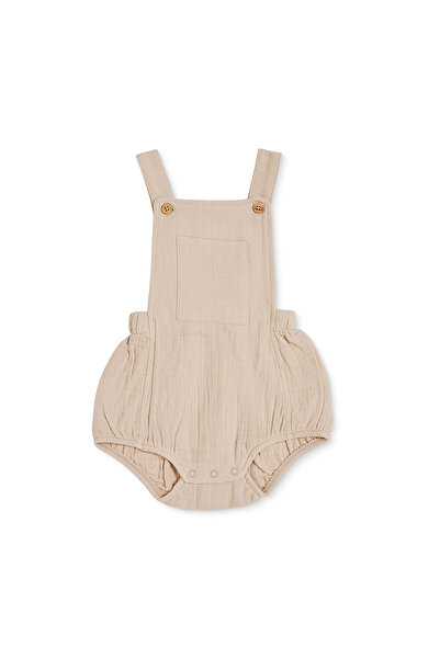 ebebek Hello Baby HelloBaby Erkek Bebek Salopet Düğmeli Bisiklet Yaka Atlet L...