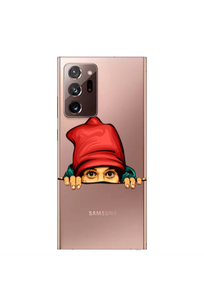 Other Samsung Note 20 Ultra Hidden Girl Transparent Silicone TPU Θήκη
