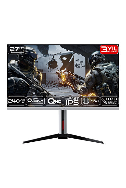 FAZEON X27F241QP 27 inc 240Hz 0.5ms HDMI DP RGB FeeSync G-Sync HDR400 Pivot Q...