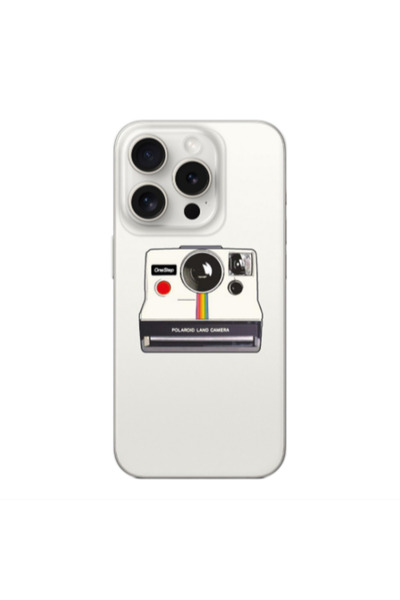 Other Apple iPhone 15 Pro Max Polaroid land camera Transparent Silicone TPU Θήκη