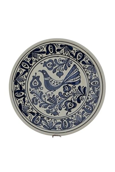 OEM Decorative Ceramic Plate from Corund, Hand-Painted, 24 cm