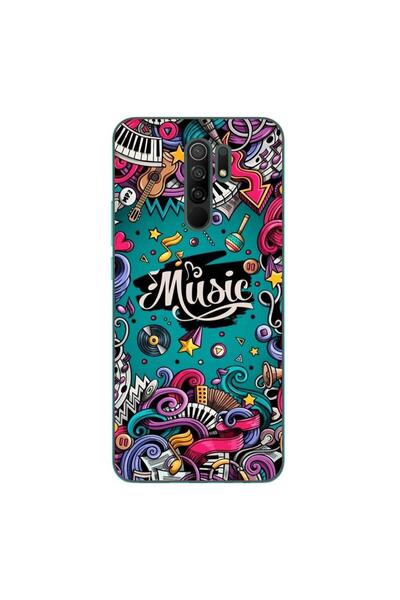 OEM Husa compatibila cu Xiaomi Redmi 9 Silicon Gel Tpu Model Pop Art Music