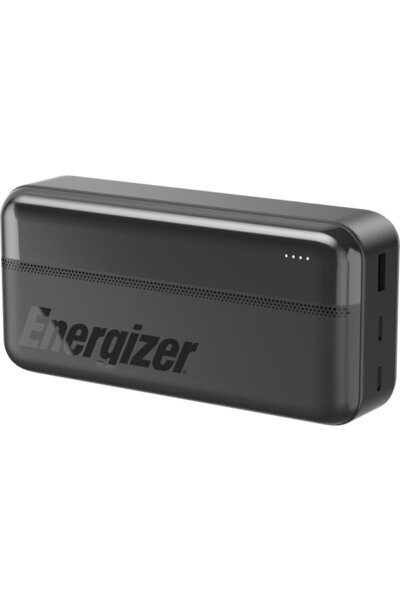 Energizer Baterie externă Max Power 30000mAh, USB-C x 2, USB-A x 1, 15W, Negru