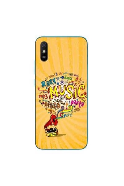 OEM Case compatible with Xiaomi Redmi 9A Silicone Gel Tpu Pattern Music on Gr...