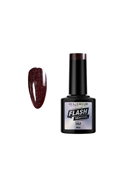 Elixir FLASH SEMI GEL (ΗΜΙΜΟΝΙΜΟ BΕΡΝΙΚΙ) - 1157 (FALU) 8ML