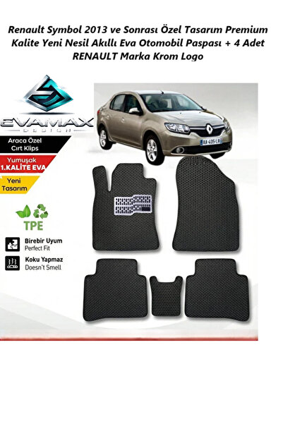 Evamax Design Renault Symbol 2013 ve Sonrası Özel Tasarım Premium Kalite Yeni...