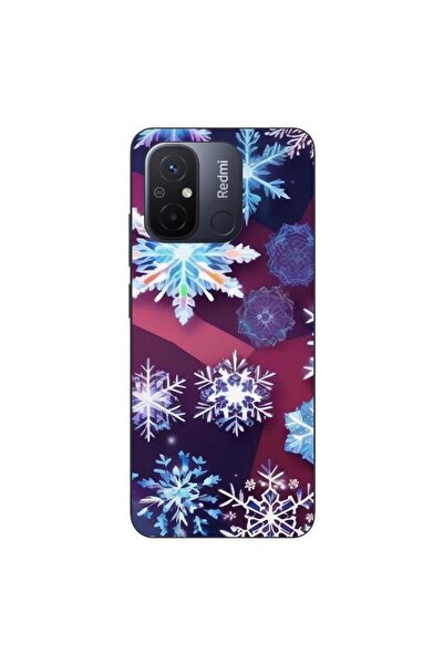 OEM Husa compatibila cu Xiaomi Redmi 12C Silicon Gel Tpu Model Fulgi de Gheata