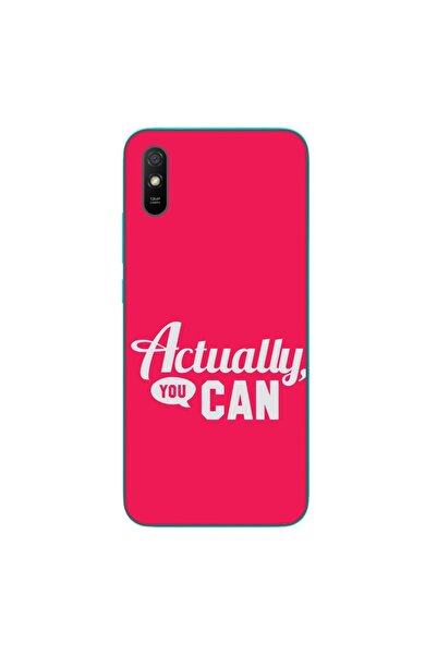 OEM Husa compatibila cu Xiaomi Redmi 9A Silicon Gel Tpu Model Mesaj Actually ...