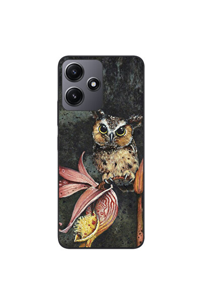OEM Husa compatibila cu Xiaomi Redmi 12 5G Silicon Gel Tpu Model Owl Painted