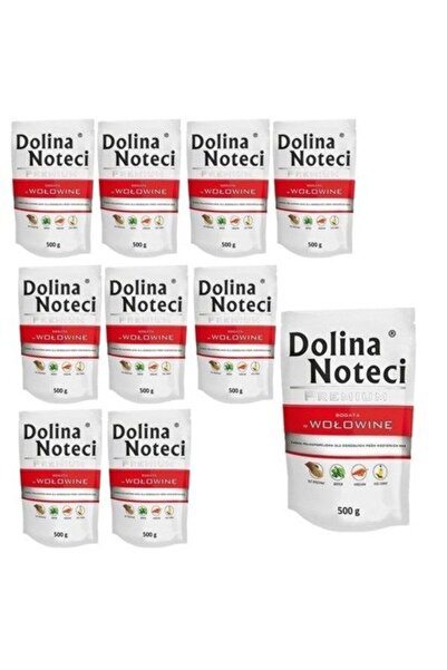 Other DOLINA NOTECI Premium bogata w wołowinę - mokra karma dla psa - 10x500g