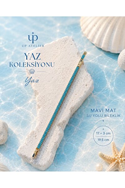 Up Atelier Yaz Koleksiyonu Plaj Modası Mavi Su Yolu Model
