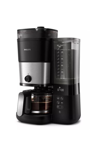 Philips Cafetiera HD7900/50 All-in-1 Brew, rasnita integrata, Recipient dublu...