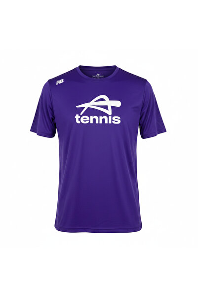 Generic New Balance Men's Purple Tennis Performance T-Shirt