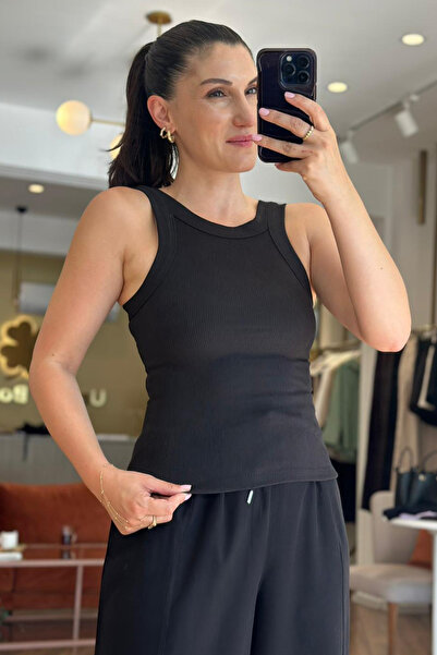 Unique Boutique Black Camisole Body with Back Detail