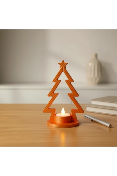 OEM Mini Lampă de veghe LED decorativă în formă de brad stilizat