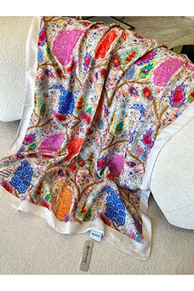 Modario Si̇yane Cotton Shawl Pattern 3 - 10