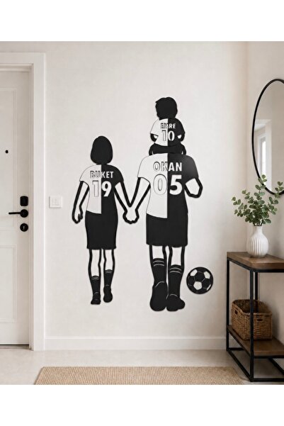 Mywallart BJK AİLE 3 KİŞİYE ÖZEL TARAFTAR TABLO