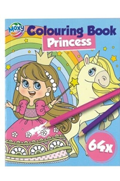 GRAFİX Carte de colorat Princess A5 64 pagini ,