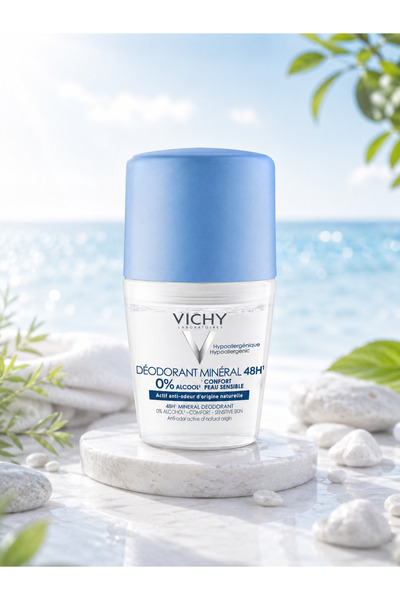 Vichy Mineral Roll-On Hassas Ciltler İçin Yoğun Terleme ve İstenmeyen Kokular...
