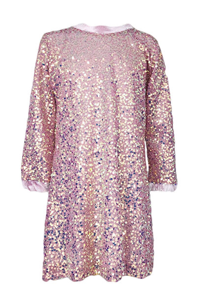 fantasialand Rochie ocazie fetite, paiete culoare roz
