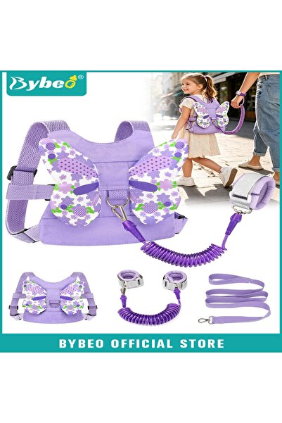 BYBEO 3-In-1 Toddler Harness Leash + Anti-Lost Wrist Link, Baby Safety Harnes...