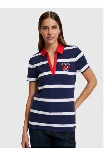 U.S. Polo Assn. Women's Navy Blue T-Shirt