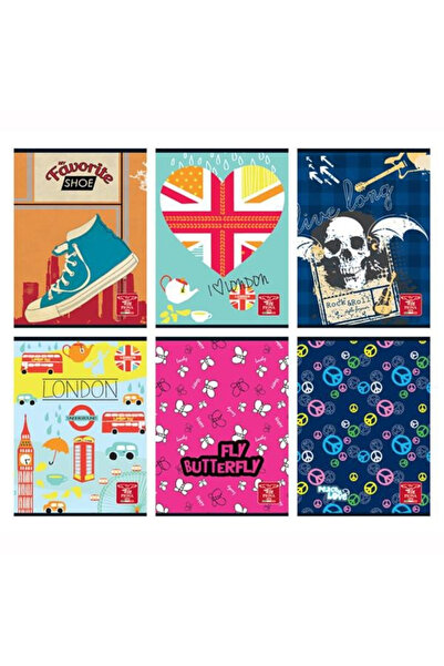 PIGNA Set 10 A5 Ruled Notebooks 48 Sheets