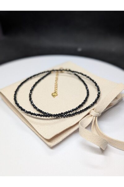 PIETRICELE Colier Spinel Auriu
