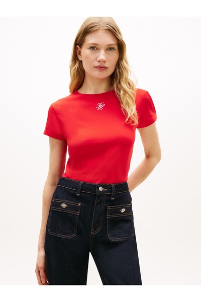 Tommy Hilfiger TH SCRIPT SLIM SS TE