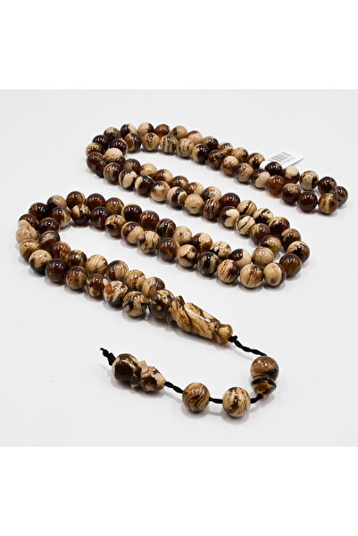 genernic Sumatran Amber Rosary 99 Beads, 58g , Round Prayer Beads 10 mm Bead ...