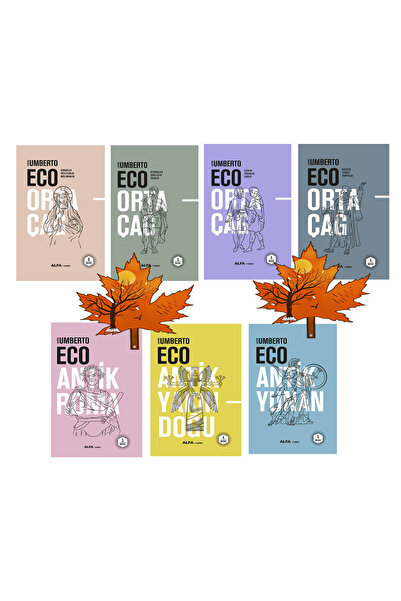 Alfa Yayınları Umberto Eco -full set- Ortaçağ -ve- Antik Roma - Antik Yakındo...