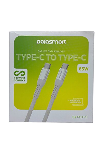 Polosmart PBS421 Type-C To Type-C Şarj ve Data Kablosu