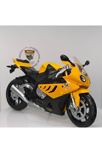 MSZ BMW S1000 RR - 1:12 Ölçek (18cm) Kutulu Lisanslı Diecast Motosiklet Model...