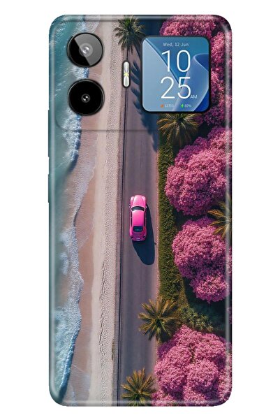 General Mobile GM 26 Pro (G903) Kılıf Kız Kıza Tatil Temalı Desenli Darbe Emi...