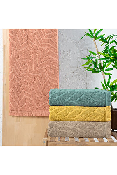 LC Waikiki Nevavm Farkıyla Home Modern 70X140 cm Jacquard Towel 1 Piece-Tile