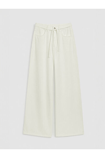 LC Waikiki Nevavm High Waist Wideleg Women's Jean Trousers with a Difference