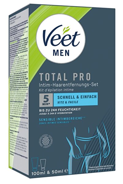 Veet Îngrijire corporală – Set de epilare pentru bărbați – Pentru zona intimă