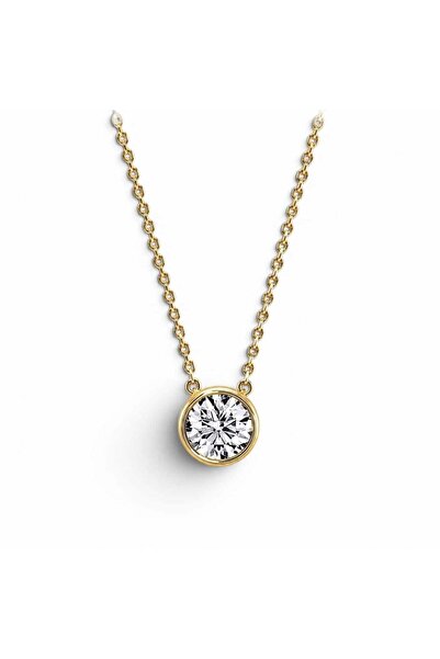 neslyaccessories 8 Mmaurora Grande Solitaire Necklace (45cm)