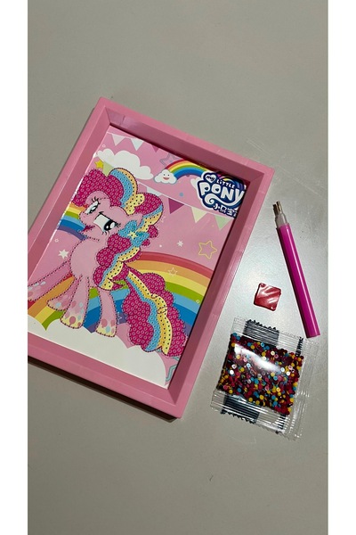 By Ayşegül Boncuklu Taşlı Mozaik Elmas Goblen Elmas Boyama Resim Puzzle