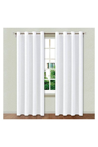 OEM Inele pentru galerie perdea, Textil, Alb, 140 x 260, fixare cârlige