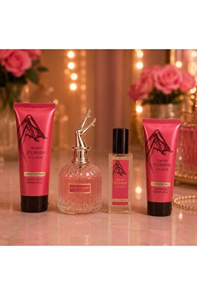 V.V LOVE VVLOVE Oh My Stunner Gift Top Bottom Set – Perfume, Lotion and Showe...