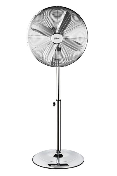 Zilan Ventilator de podea din oțel inoxidabil ZLN1112 - 50W, 3 viteze, înălți...
