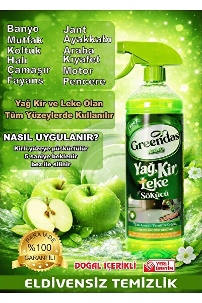 Parmend Life Yağ kir leke sökücü Nano teknoloji yüzey temizleyici
