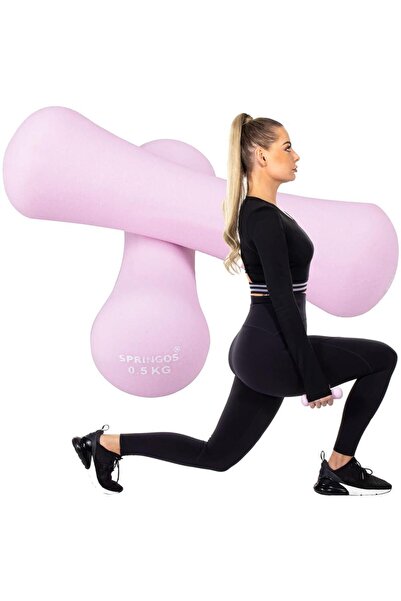 Spokey Set 2 gantere Springos Bone 0.5 kg – gantere fitness