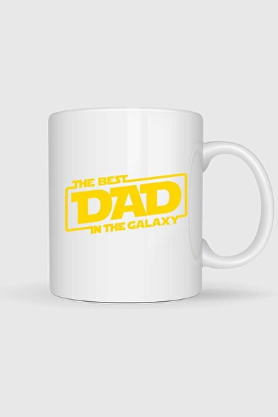 Bahriyeli Collection The Best Dad in the Galaxy Printed Mug