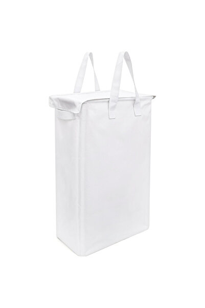Belle Vous Coș de rufe pliabil cu capac, 58L, material Oxford 600D cu strat d...